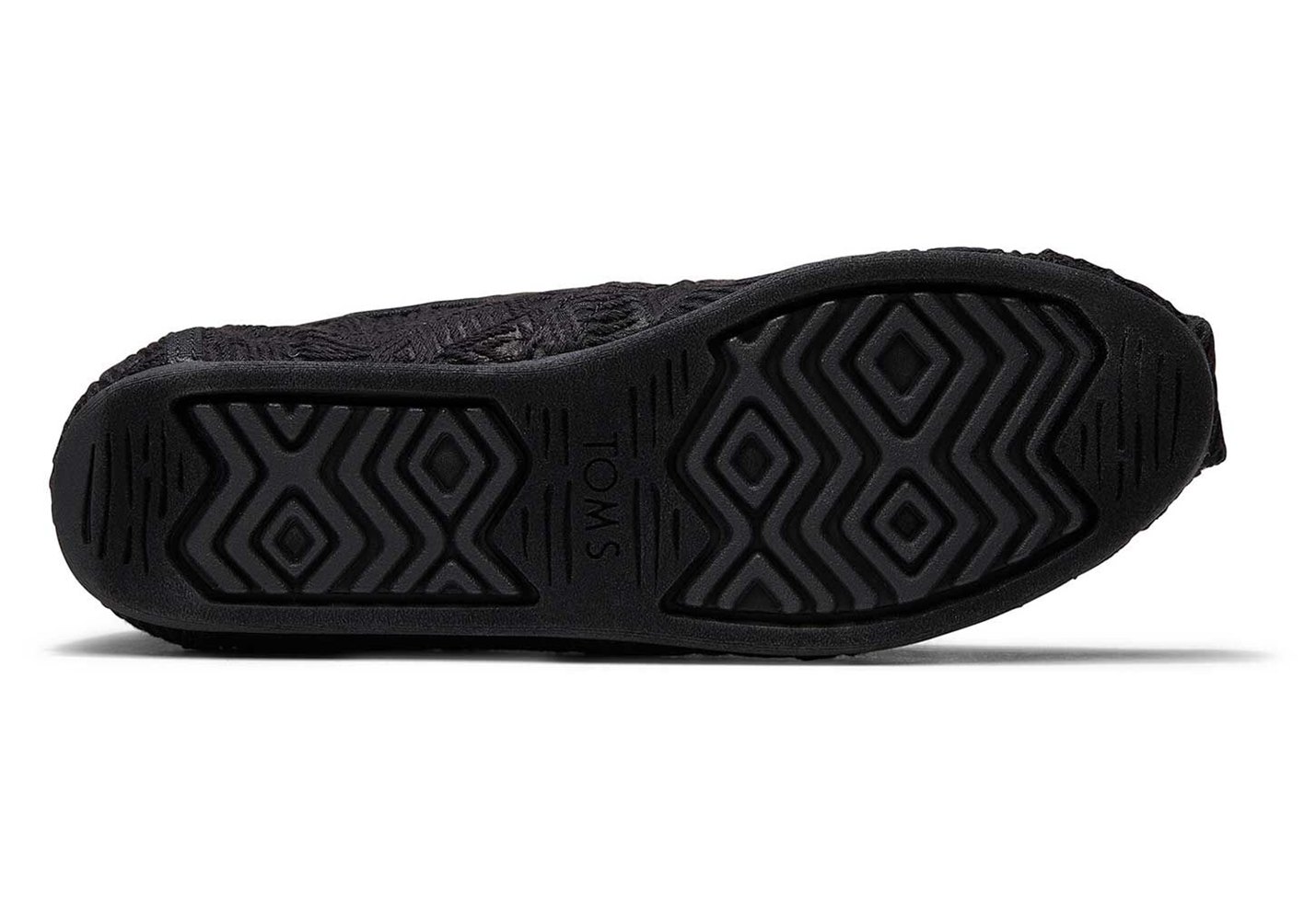 Toms Espadryle Damskie Czarne - Alpargata Geo Lace - 67VTWEBFR